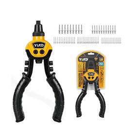 Wn51038 Wiselifetech Heavy Duty Rivet Gun Professional Pop Kit With 250 Blind Rivets 10 Inch