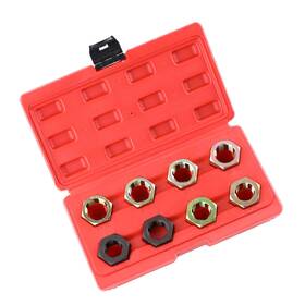 Wisepick 686268950242 8pcs Axle Spindle Rethreading Tool Set Car Metric Thread Restorer Repair