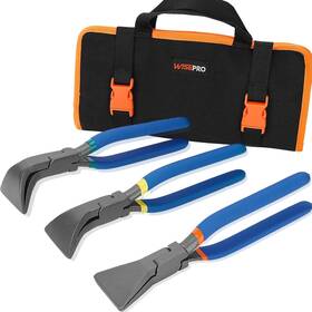 Wp004-1 Wisepro 3pcs Hand Seamers Sheet Metal Bending Pliers Set Bender Tools -