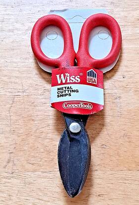 Wiss 037103580498 Vintage Drop Forged A-13 Cutting 7 Inch Steel Tin Snips Usa New Free Shippin