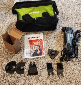 Gk-dcs354b Workpro Oscillating Tool Is Designed With 7 Variable Speeds