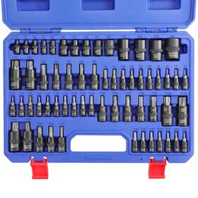 W075101 Workpro 60-piece Master Torx Bit Socket And External Set 1/4 Inch 3