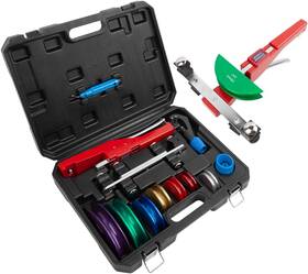 Wostore 744110294583 Tube Bender Kit Includes 1/4-7/8 Sizes Refrigeration Ratcheting Tubing Benders H