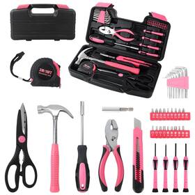 Wrenzo 706556949632 39-piece Household Tool Set In - Perfect For Home Garage Office And Dorm Us