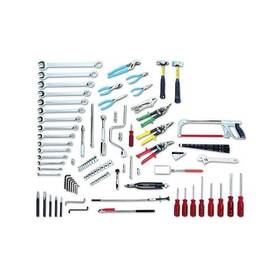 Wright Tool 076799001863 97 Piece Fractional Aircraft Mechanics Starter Set 1/4 Inch 3/8 And 1/2 Drives
