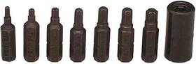 Wright Tool 076799092953 9295 - 1/4inch Drive 8 Piece Set Standard Torx Bits With Holder T8 T30