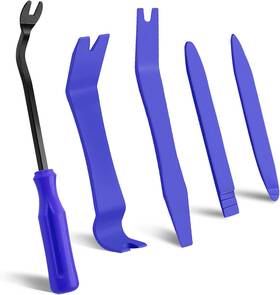 Wuiil 705353665257 Trim Removal Tool Kit No Scratch Plastic Pry Auto Car Tools Panel