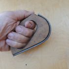 X-1207s Nolvex Vintage Auto Body Tool Revel File Shell Round Usa