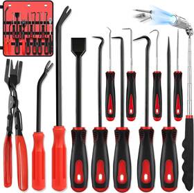 B0cnsnfgg5 Xbvv 13 Pcs Precision Pick And Hook Set With Scraper Clip Pliers Fastener Remove