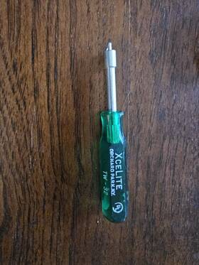 Tw-32 Xcelite Nos Terminal Wrench Slotted Nut Transistor Radio Driver