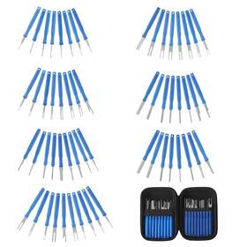 Yb03-blue59 Xlwjbes Upgraded Terminal Removal Tool Kit 59pcs Blue Electrical Pin Ki