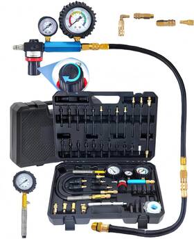 Xstarye 683132385018 46pcs Automotive Compression Tester Kit With Dual-dial Gauge Gasoline And Diesel C