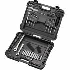 Xx5h8rwo08 General Craftsman Pieces Mechanics Tool Set Sockets Corrosion Resistant