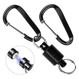 Yafiygi 755738458196 Magnetic Quick Release Keychain With 2 Pcs Aluminum D Ring Carabiners Landing