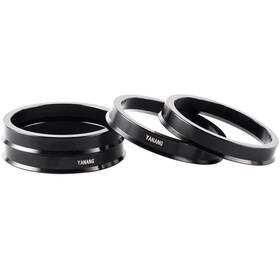 Ya-bkhr06 Yanangparts 60.1 To 73.1 Black Hub Centric Rings Pack Of 4 Aluminium Alloy Wheel Center