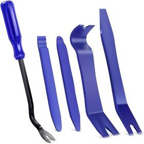 Cxgj-5p Yeesfo 5pcs Automotive Interior Removal Tool Kit - Non-scratch Pry Bar For Doo