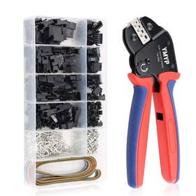 Dx-ym-58bs Ymyp 590pcs Open Barrel Terminal Wire Crimping Tool With Jst-sm Connectors Kit- 24