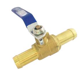 Bv05 Yoebor Metalwork Brass 5/8 Inch Barb Valve For Heater Hose Shut Off High Temperature Re