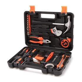 Yougfin 975403060156 Basic Small Tool Kit For Home 38 Pieces All In One Starter Box With Too