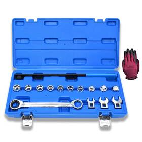 Gj-95 Yuesstloo 15pcs Universal Ratcheting Serpentine Belt Tool Set