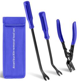 Zecirl 764909889394 3 Pcs Clip Removal Tool Pliers Fastener Remover Car Trim Rivet P