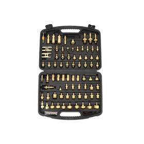 Zembsoya265aie Zembsoya 77pcs Automotive Air Conditioning Leak Test Kit Brass Ac Detection Tools