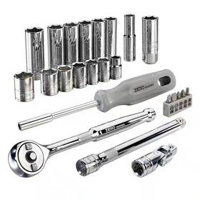 Zero Degree 313115765796 25-piece 3/8 Drive Sae Tool Set With Gearless Ratchet