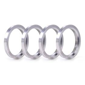 Zte026hr Zhteapr 66.6 To 72.6 Wheel Hub Centric Rings Set Of 4 Silver
