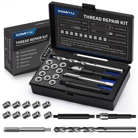 Zm-us-024 Zomiyu M6x1.0 Metric Thread Repair Kit With Hss Drill Tap Counterbore Instal