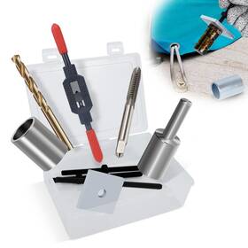Ar02 Zylorix 10-piece Pool Anchor Removal Tool Kit With Storage Box Rethreading Removing
