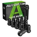 Autoptim 3/8-24 Atv Lug Nuts 6 Spline Cone Acorn Seat With 1 3/8"-24, Black. Fixed Price $29.07.