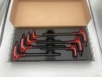 Facom 7PC Metric Bi-material T-handle Ball-end Hex Key Set MOD.84TZSA. Fixed Price $65.00.