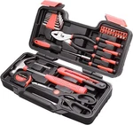 Cartman 39 Piece Set General Household Hand Kit With Plastic Toolbox Pink. Fixed Price $19.95.