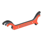 Klein Tools 50901R Conduit Locknut Wrench Set, 1/2, 3/4 And Flag, Black. Fixed Price $24.16.