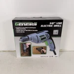 Genesis GD38B 4.2-AMP 3/8" Vsr Corded Electric Drill. Fixed Price $39.99.