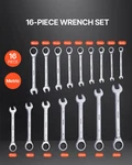 Vevor Combination Wrench Set 16-PIECE Metric 8 Mm To 24 With Organizer Rack. Fixed Price $65.33.