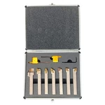 1/2" Shank Nickel Plated Indexable Lathe Turning Tool Holder Set 7 Pieces Us*. Fixed Price $89.99.