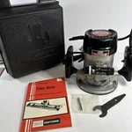 Sears Craftsman Router Model 315.17381WITH Case, Manual. Made In Usa. Fixed Price $78.75.