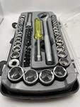 Walgreens 50-PIECE Socket & Tool Set 1/4" 3/8" Drive Sae/metric Hard Case. Fixed Price $29.99.
