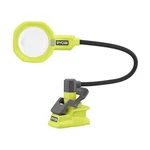 Ryobi Magnifying Clamp Light 18V Led 16 Flexible Neck Rotating Base Tool Only. Fixed Price $46.52.