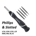 New Husky 8-IN-1 Precision Screwdriver Set Phillips & Slotted 7501. Fixed Price $19.90.