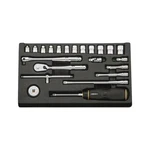 Nepros Ktc 1/4" Sq. Socket Wrench Set 6.3SQ Metric 22PCS NTB222XA. Fixed Price $579.98.