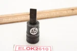 Snap-on GF52 5/1" 3/8" Black Chrome Slotted/flat Screwdriver Socket Usa. Fixed Price $17.99.