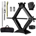 Car Jack Kit 2.5 Ton (5512 Lbs),scissor For With Rubber Pad, Equippe.... Fixed Price $71.51.