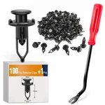 Gooacc 100PCS Nylon Push-type Automotive Clips Rivet Retainer Fender Bumper F.... Fixed Price $17.10.