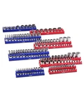 Vevor Magnetic Socket Organizer Set 8PCS Trays Blue & Red For Metric Sae. Fixed Price $48.90.