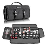 64PCS Portable Repair Kit Car Truck Motorcycle Home Diy Roll Pouch Tool Set. Fixed Price $125.99.