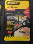 Stanley STC-1880 Fast Change Drill & Drive System Partial Set. Fixed Price $21.95.