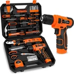 139-PIECE Set Kit With 8V Cordless Drill Driver In Toolbox Orange. Fixed Price $99.99.