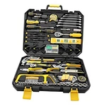 Liakai 168 Piece Socket Wrench Auto Repair Tool Combination Package Mixed. Fixed Price $125.81.